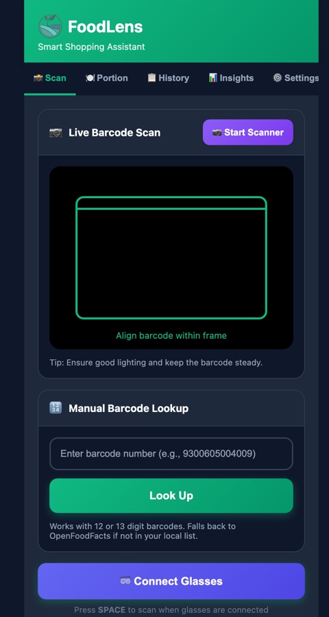 Scanning a barcode